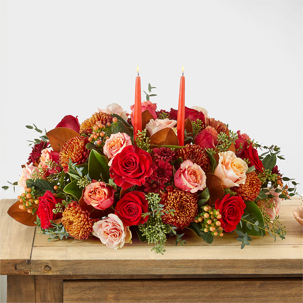 Gather Near Centerpiece –  Corona Rose Flowers, Corona CA