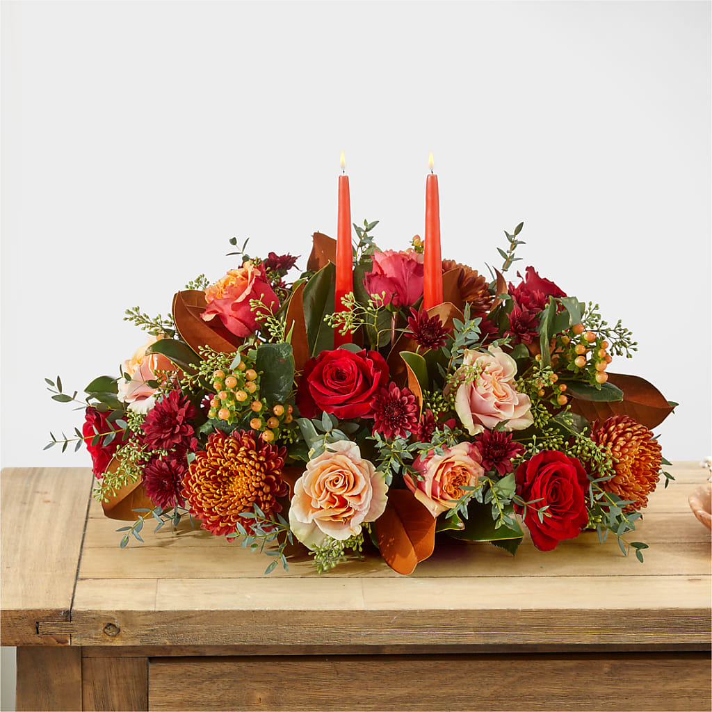 Gather Near Centerpiece –  Corona Rose Flowers, Corona CA