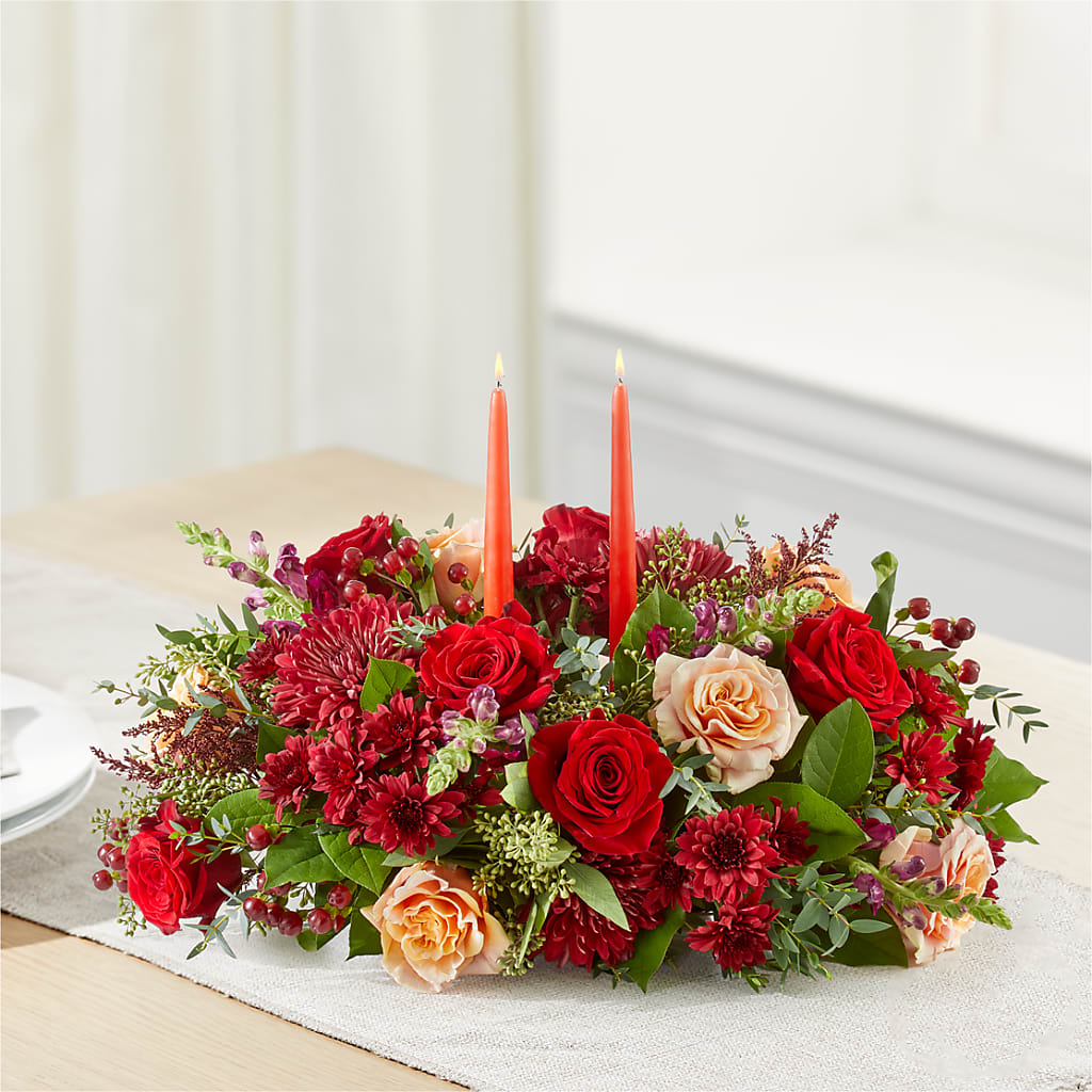 Most Thankful Centerpiece –  Corona Rose Flowers, Corona CA