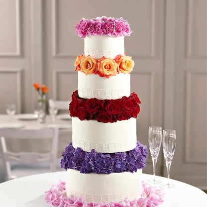 Infinite Love Cake Décor –  Corona Rose Flowers, Corona CA