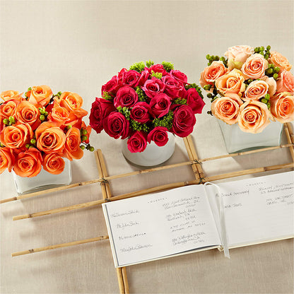 Dawn Rose Centerpiece –  Corona Rose Flowers, Corona CA