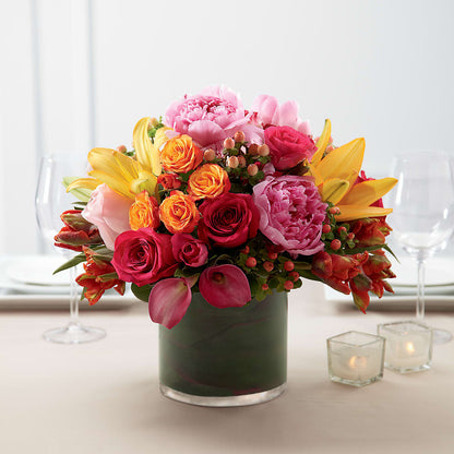 Color Mix Arrangement –  Corona Rose Flowers, Corona CA