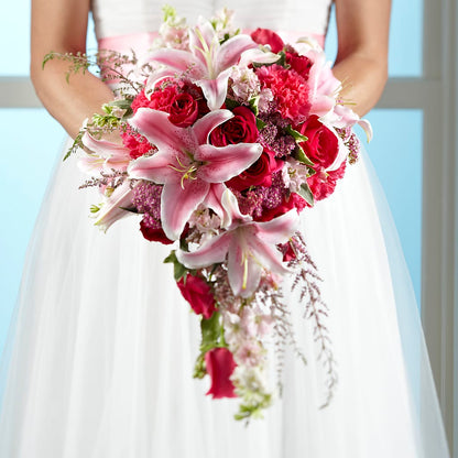 Lily & Rose Bouquet –  Corona Rose Flowers, Corona CA