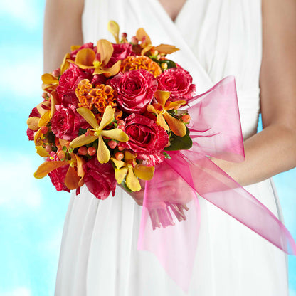 Brilliant Shades of Love Bouquet –  Corona Rose Flowers, Corona CA
