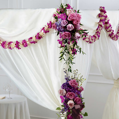 Color & Light Chuppah Decor –  Corona Rose Flowers, Corona CA