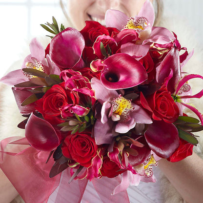 Heart of Hearts Bouquet –  Corona Rose Flowers, Corona CA